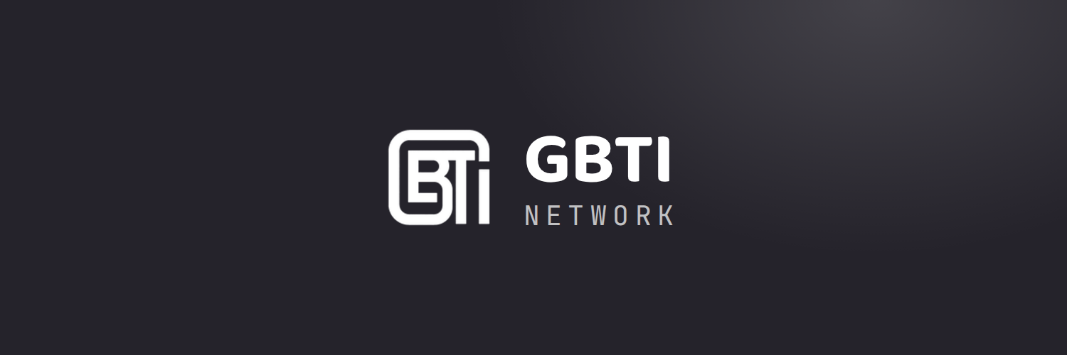 GBTI X cover, ink, centered lockup